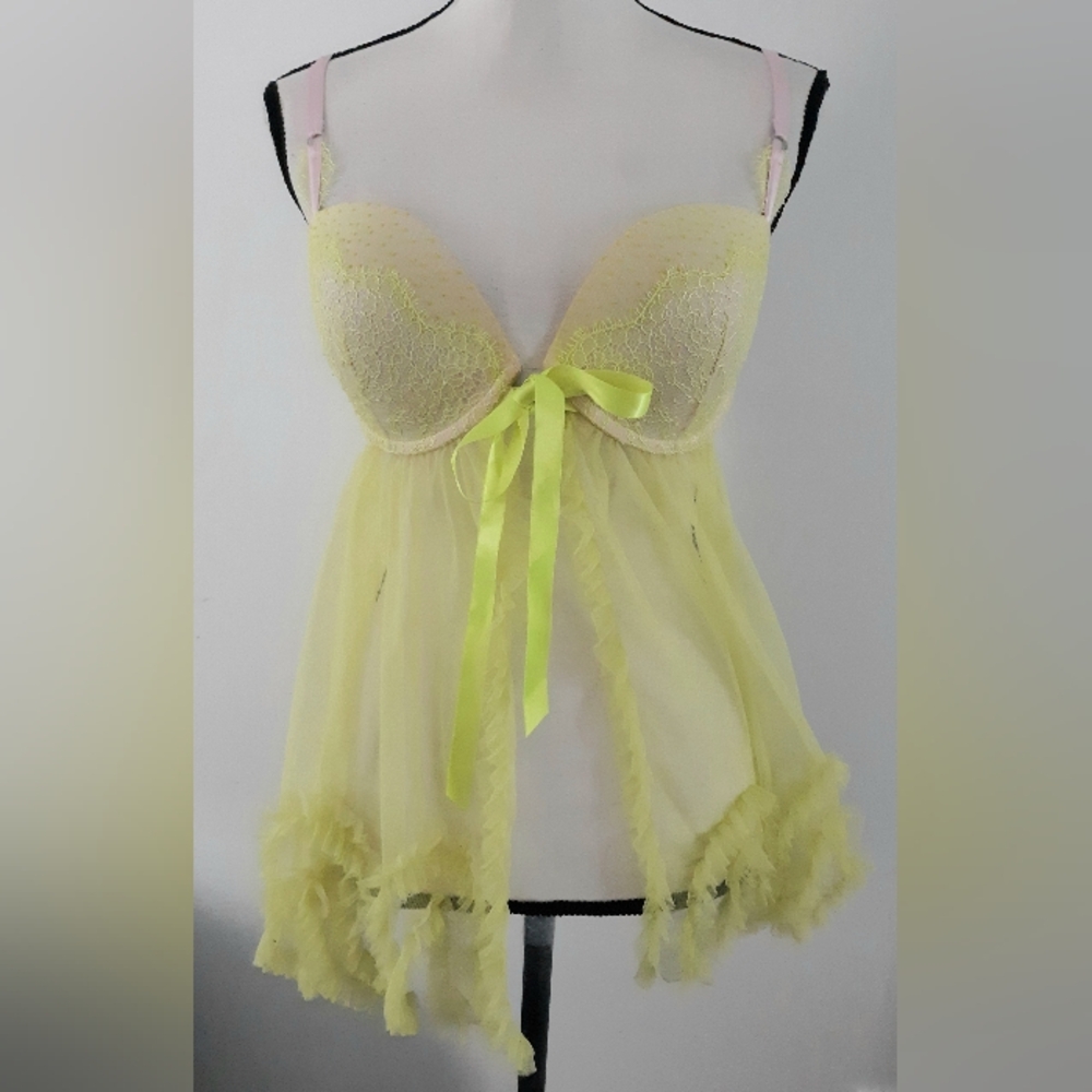 VTG Y2K VS Push Up Lingerie 36D - Picture 5 of 9